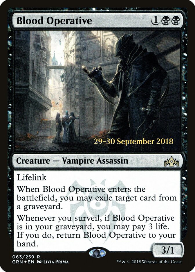 Blood Operative (Guilds of Ravnica Promos)