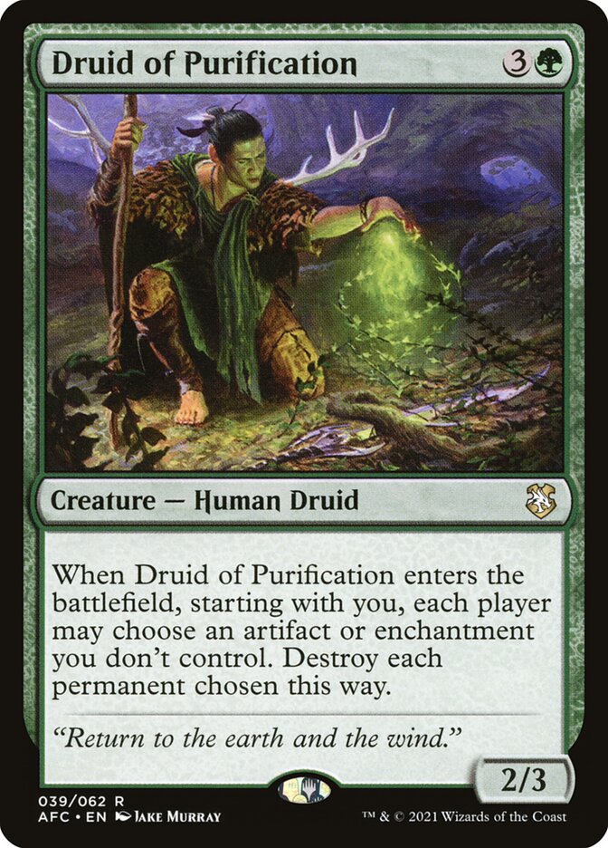 Druid of Purification (Forgotten Realms Commander)