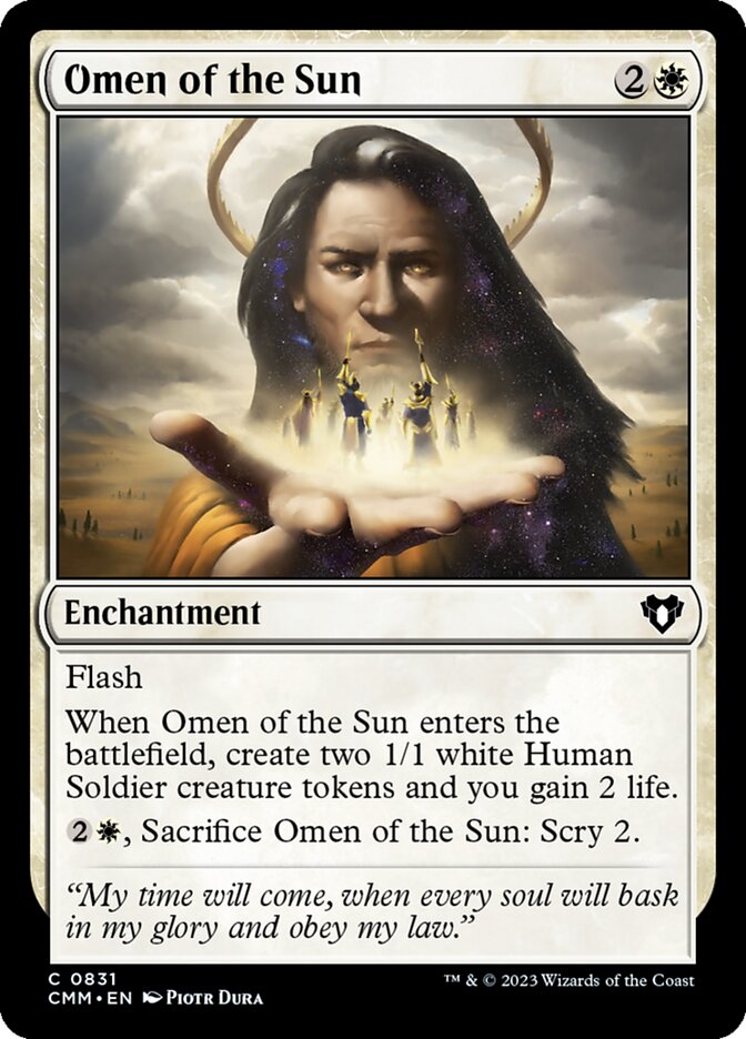 Omen of the Sun (Commander Masters)