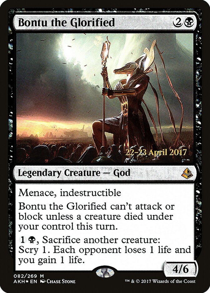 Bontu the Glorified (Amonkhet Promos)