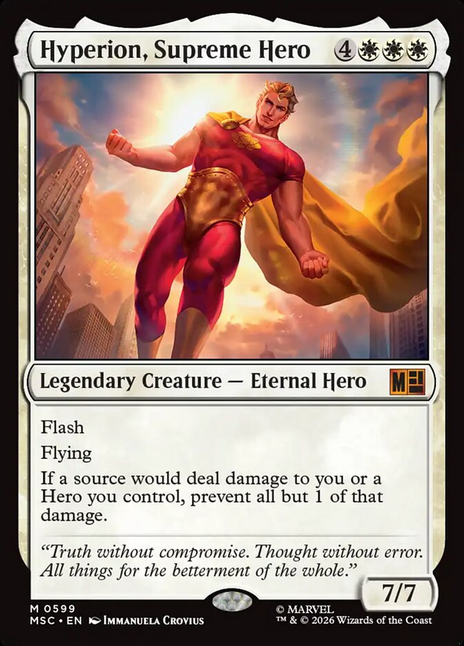 Hyperion, Supreme Hero (Marvel Super Heroes Commander)