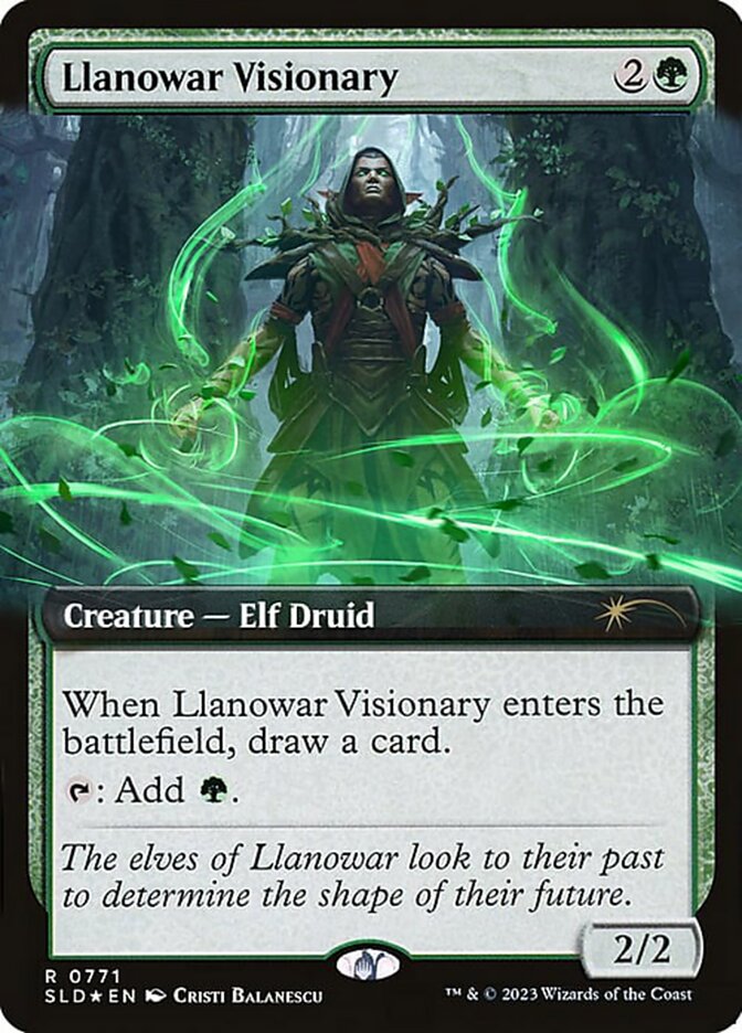 Llanowar Visionary (Secret Lair Drop)