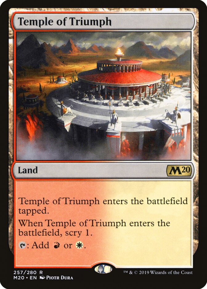 Temple of Triumph (Core Set 2020 Promos)