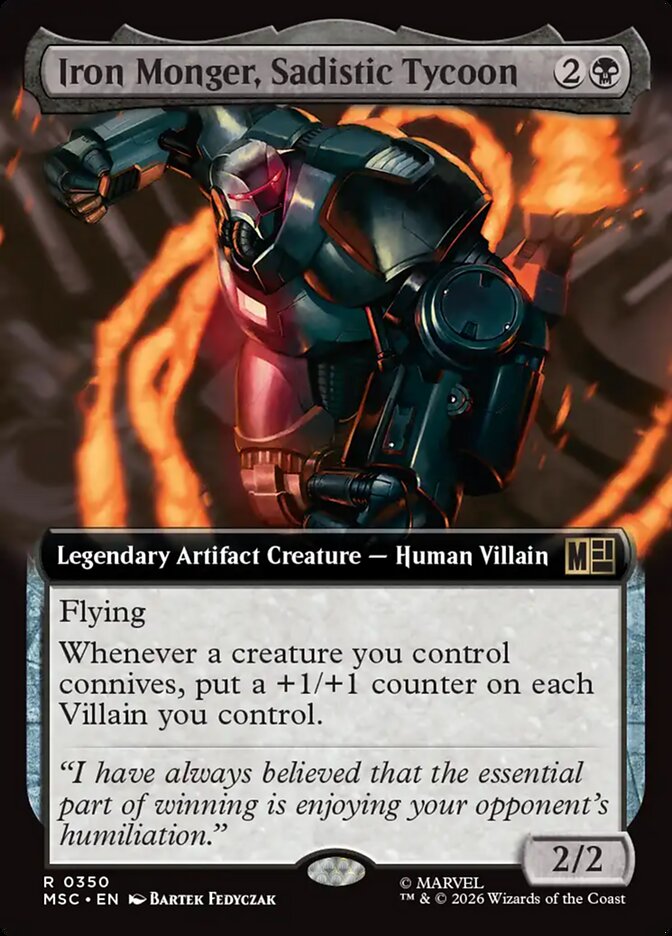 Iron Monger, Sadistic Tycoon (Marvel Super Heroes Commander)