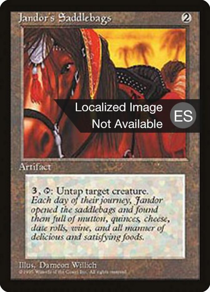 Jandor's Saddlebags (Fourth Edition Foreign Black Border)
