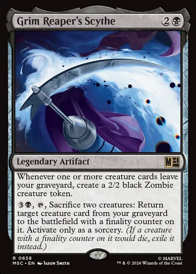 Grim Reaper's Scythe (Marvel Super Heroes Commander)