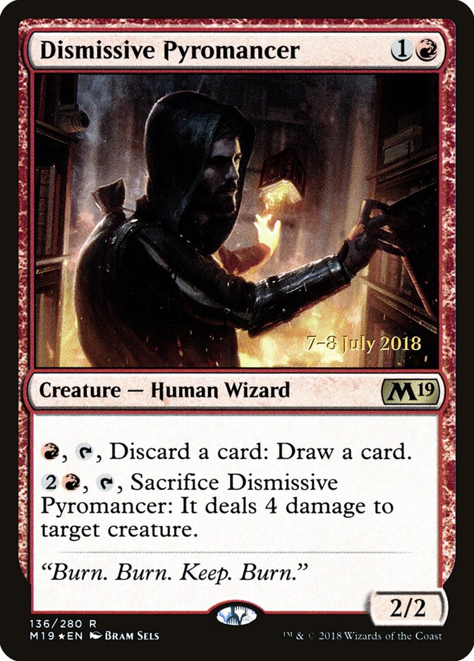 Dismissive Pyromancer (Core Set 2019 Promos)
