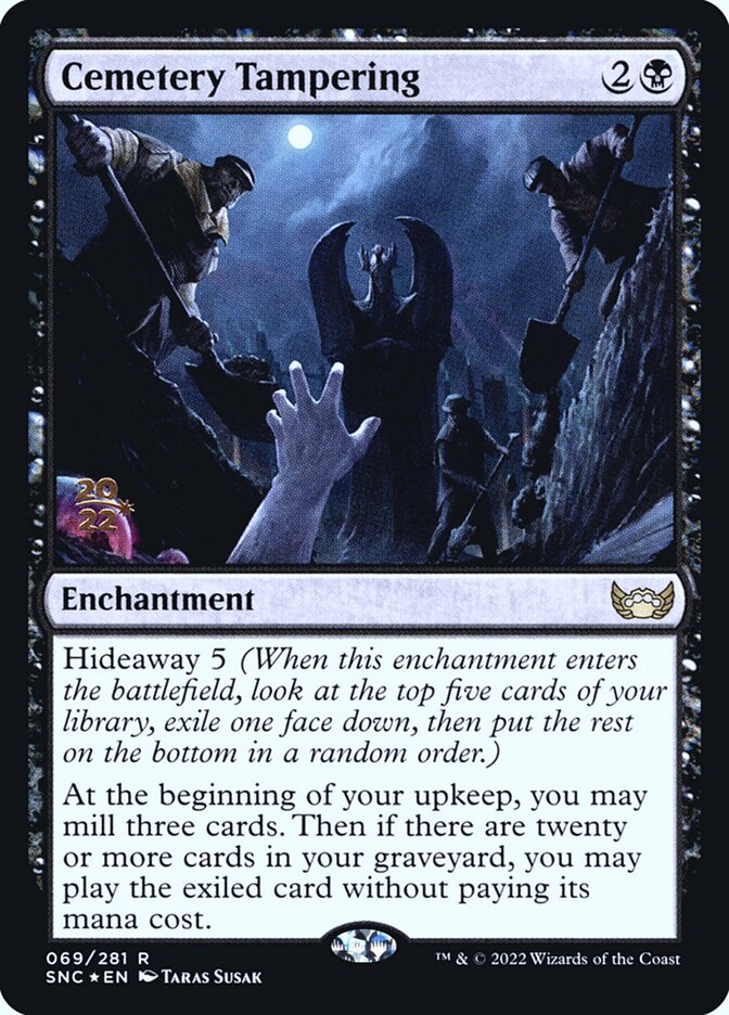 Cemetery Tampering (Streets of New Capenna Promos)