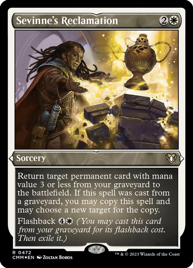 Sevinne's Reclamation (Commander Masters)