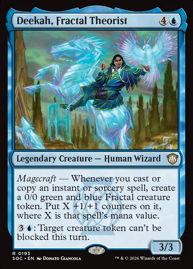 Deekah, Fractal Theorist (Secrets of Strixhaven Commander)