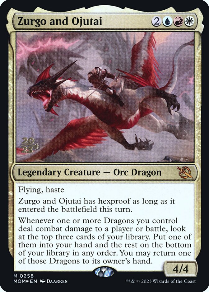 Zurgo and Ojutai (March of the Machine Promos)