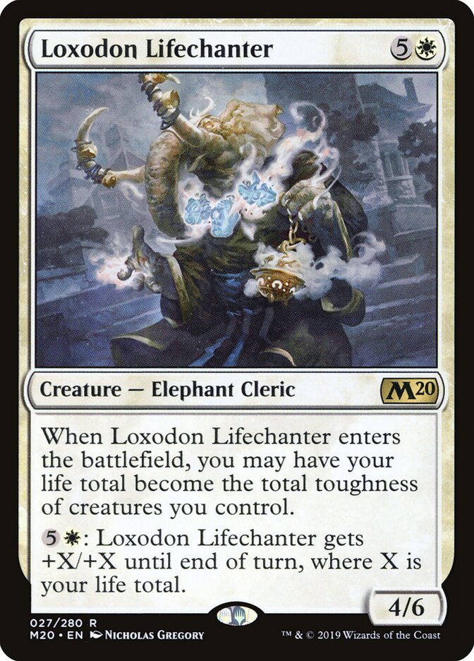 Loxodon Lifechanter (Core Set 2020)