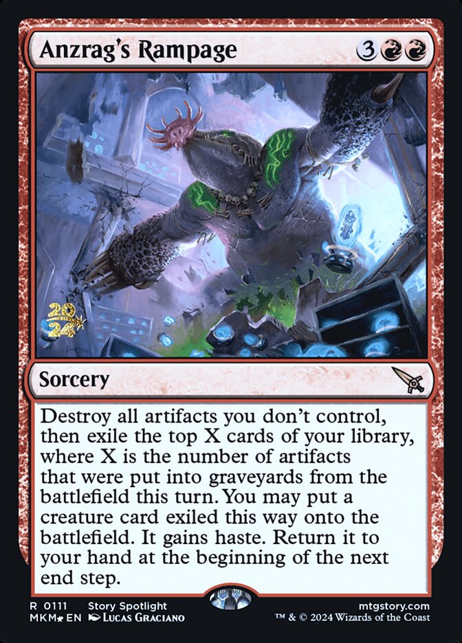 Anzrag's Rampage (Murders at Karlov Manor Promos)