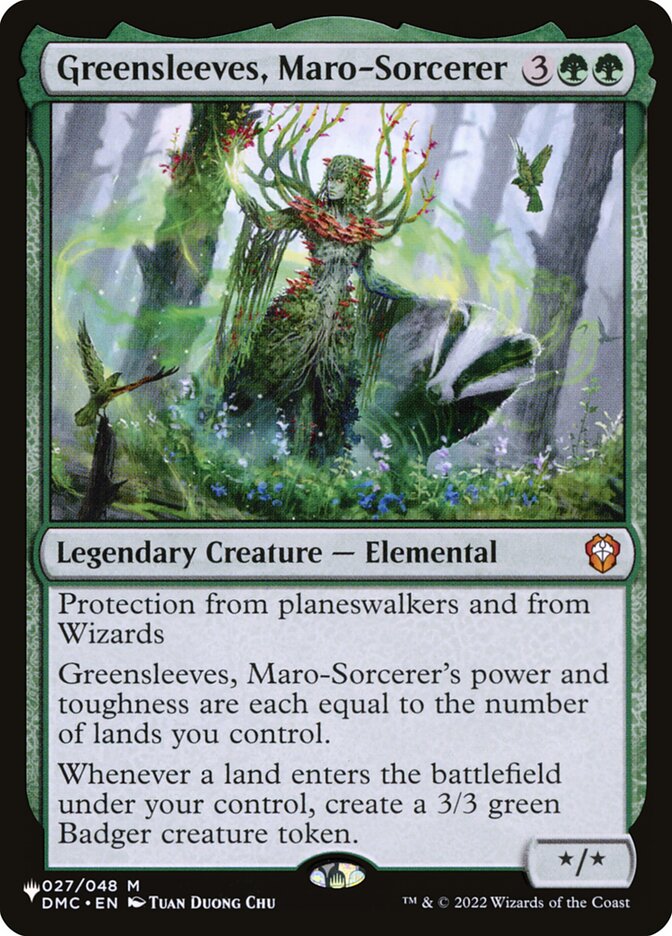 Greensleeves, Maro-Sorcerer (The List)