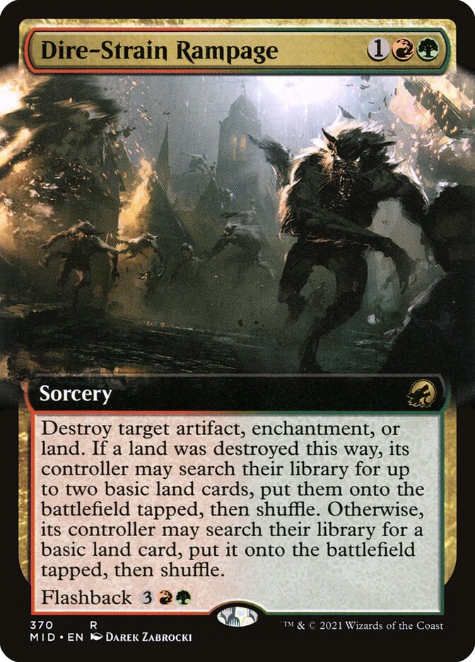 Dire-Strain Rampage (Innistrad: Midnight Hunt)