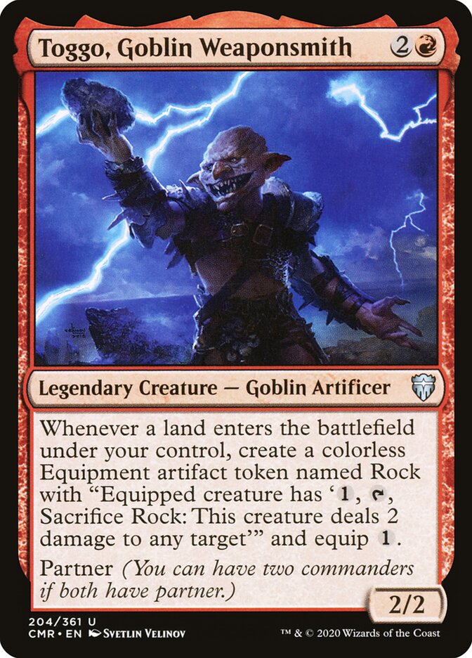 Toggo, Goblin Weaponsmith (Commander Legends)