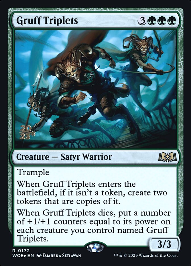 Gruff Triplets (Wilds of Eldraine Promos)