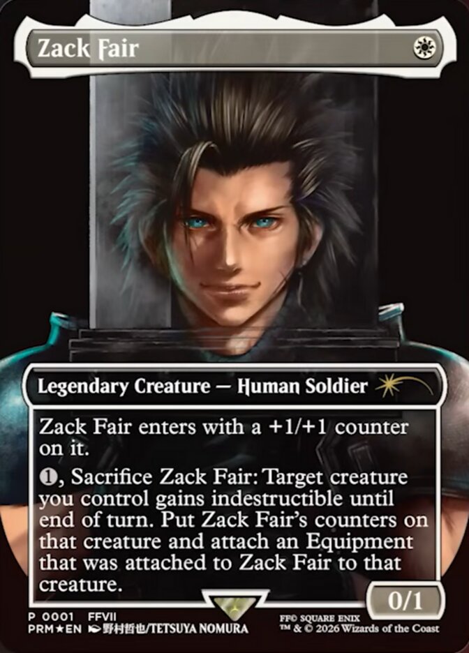 Zack Fair (Media and Collaboration Promos)