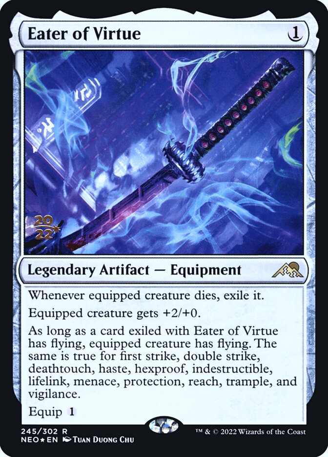 Eater of Virtue (Kamigawa: Neon Dynasty Promos)