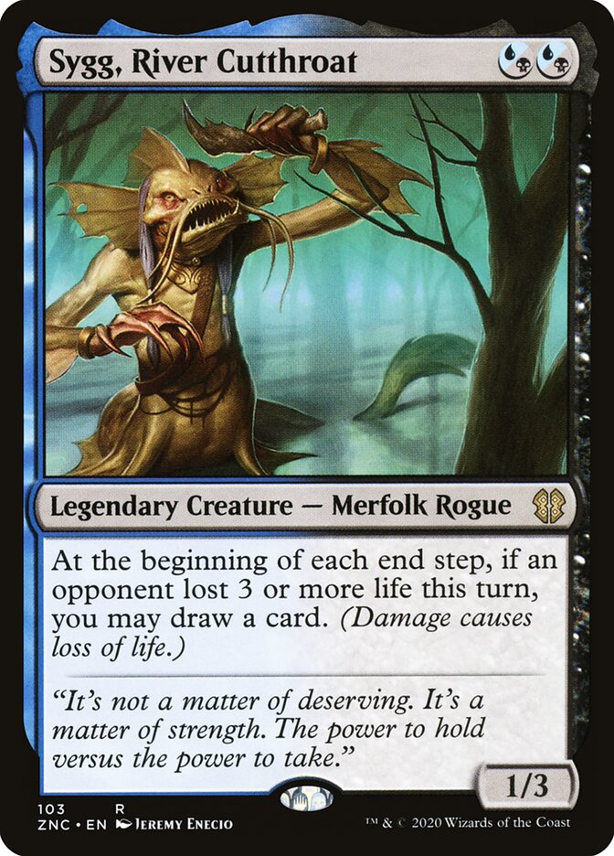Sygg, River Cutthroat (Zendikar Rising Commander)