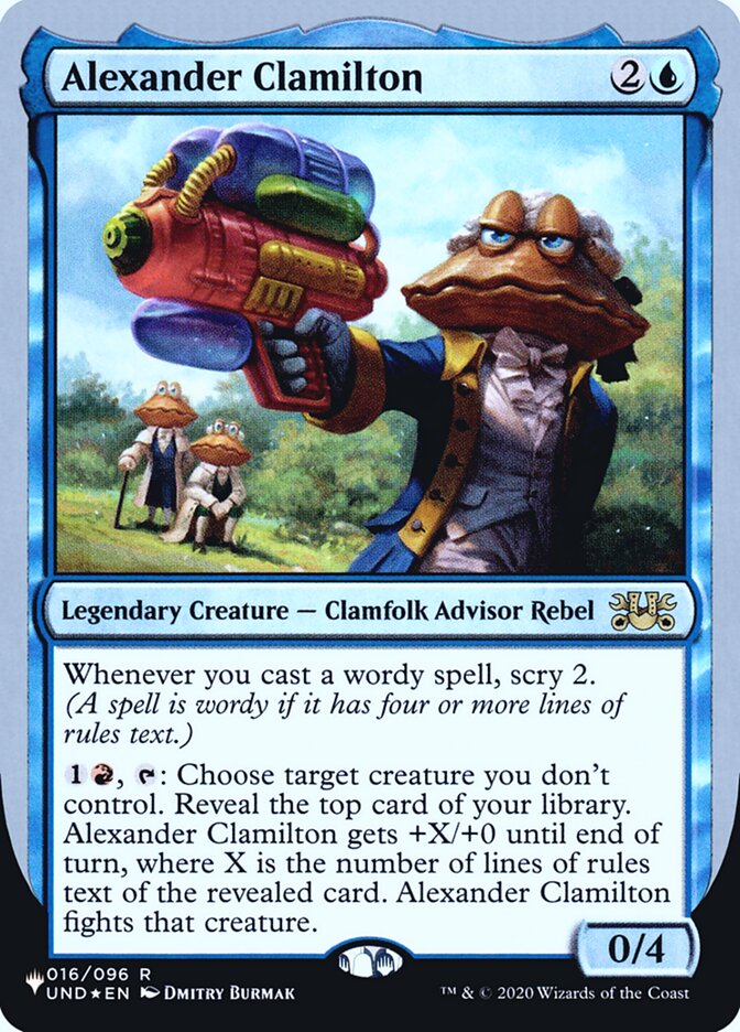 Alexander Clamilton (The List (Unfinity Foil Edition))