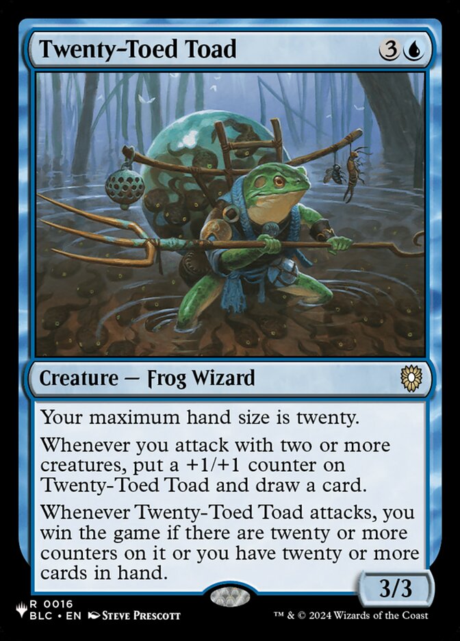Twenty-Toed Toad (The List)