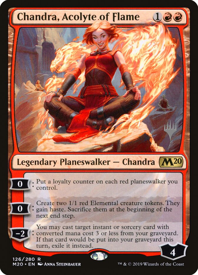 Chandra, Acolyte of Flame (Core Set 2020 Promos)