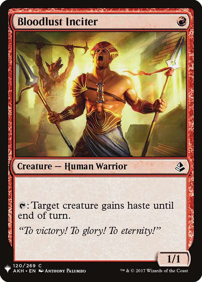 Bloodlust Inciter (The List)