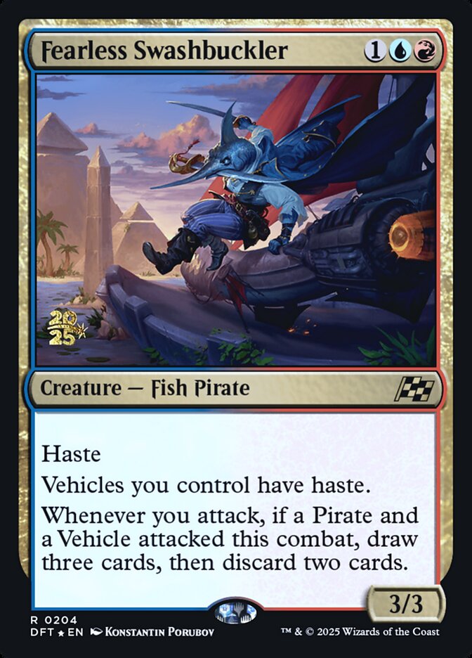 Fearless Swashbuckler (Aetherdrift Promos)