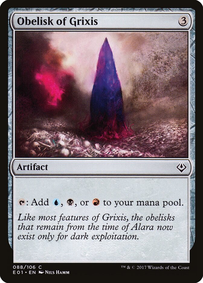 Obelisk of Grixis (Archenemy: Nicol Bolas)