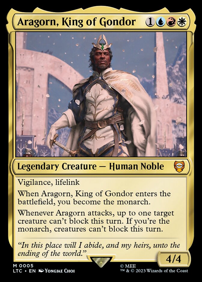 Aragorn, King of Gondor (Tales of Middle-earth Commander)