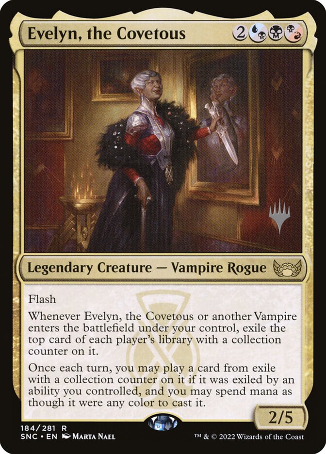 Evelyn, the Covetous (Streets of New Capenna Promos)