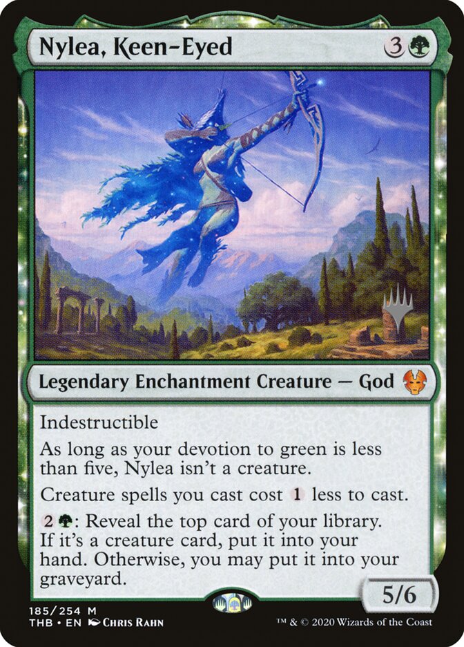 Nylea, Keen-Eyed (Theros Beyond Death Promos)