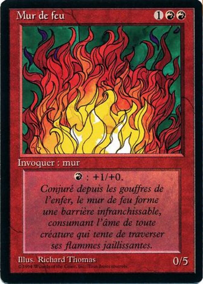Wall of Fire (Foreign Black Border)