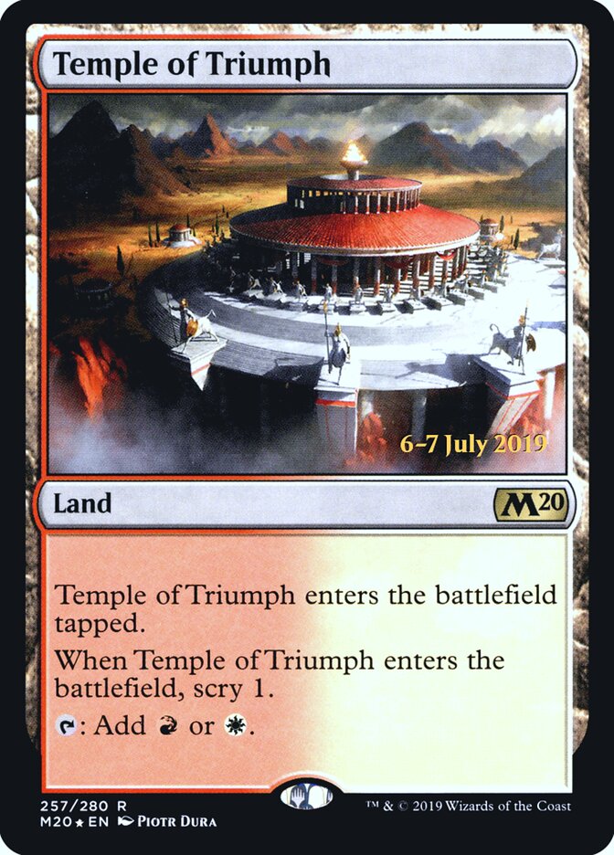 Temple of Triumph (Core Set 2020 Promos)