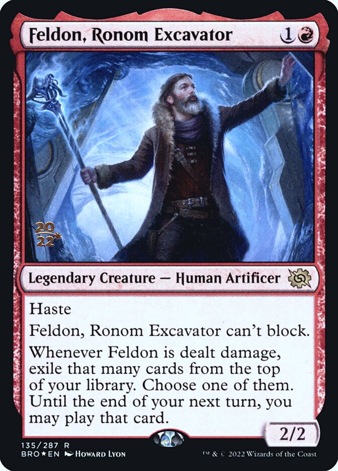 Feldon, Ronom Excavator (The Brothers' War Promos)