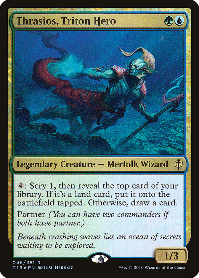 Thrasios, Triton Hero (Commander 2016)