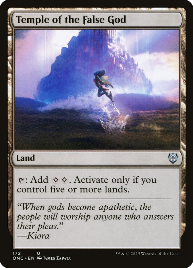 Temple of the False God (Phyrexia: All Will Be One Commander)