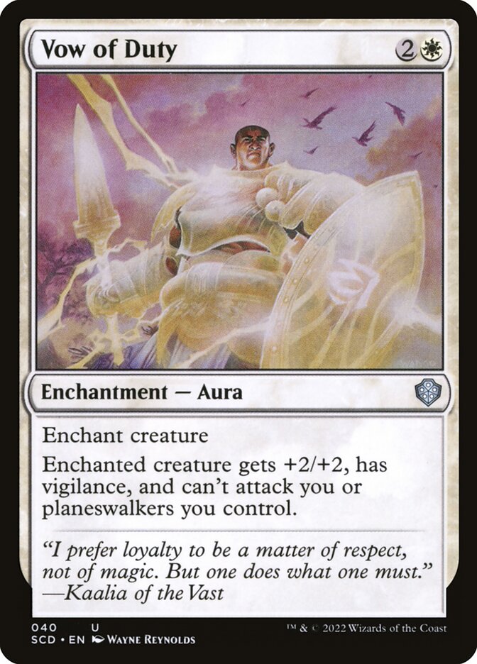 Vow of Duty (Starter Commander Decks)
