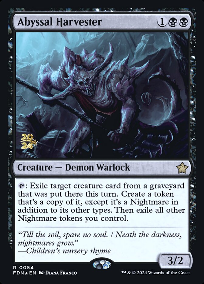 Abyssal Harvester (Foundations Promos)