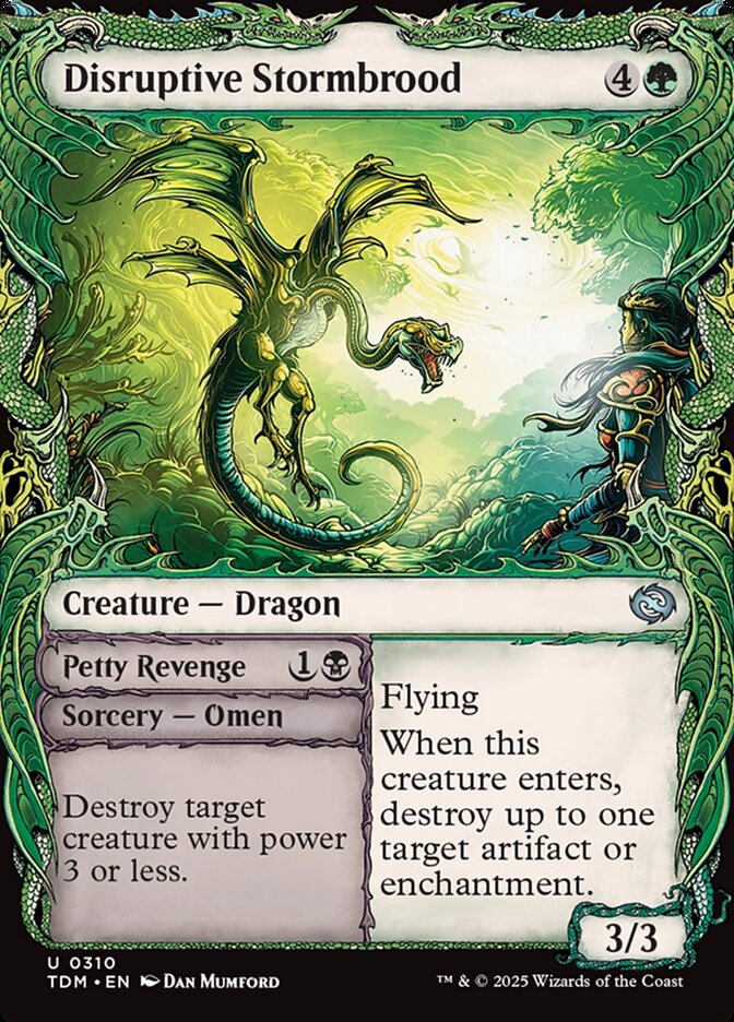 Disruptive Stormbrood // Petty Revenge (Tarkir: Dragonstorm)