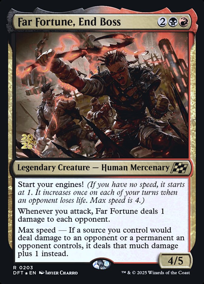 Far Fortune, End Boss (Aetherdrift Promos)