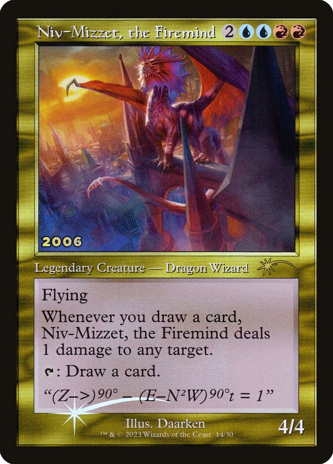 Niv-Mizzet, the Firemind (30th Anniversary Play Promos)