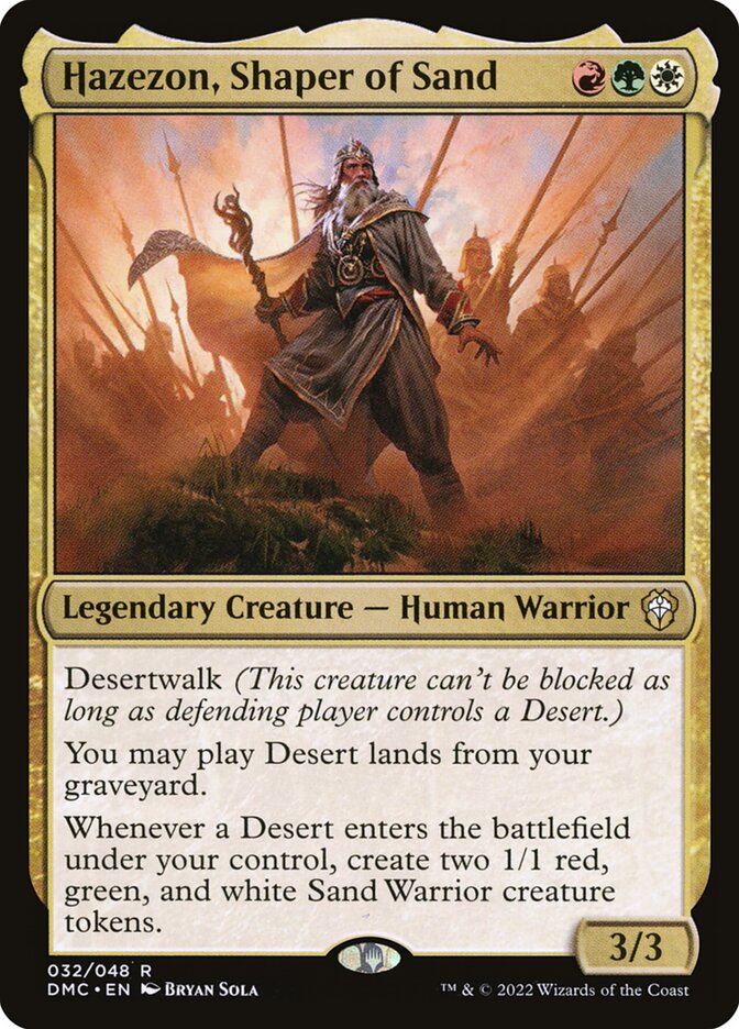 Hazezon, Shaper of Sand (Dominaria United Commander)