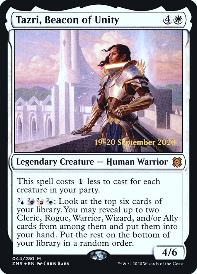 Tazri, Beacon of Unity (Zendikar Rising Promos)