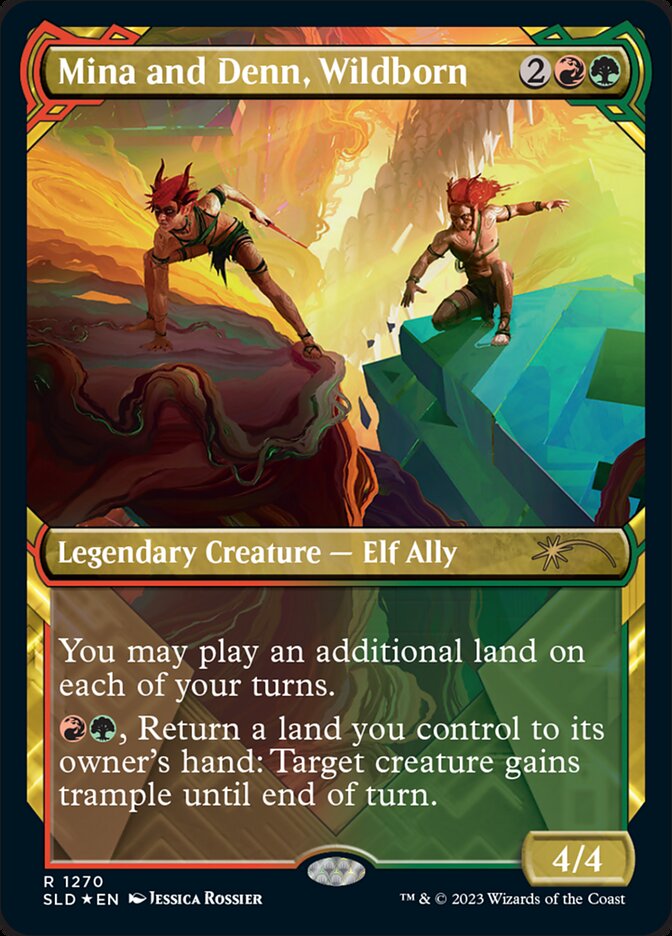 Mina and Denn, Wildborn (Secret Lair Drop)