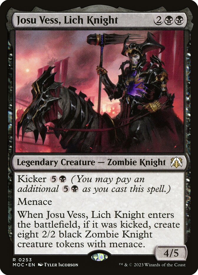 Josu Vess, Lich Knight (March of the Machine Commander)