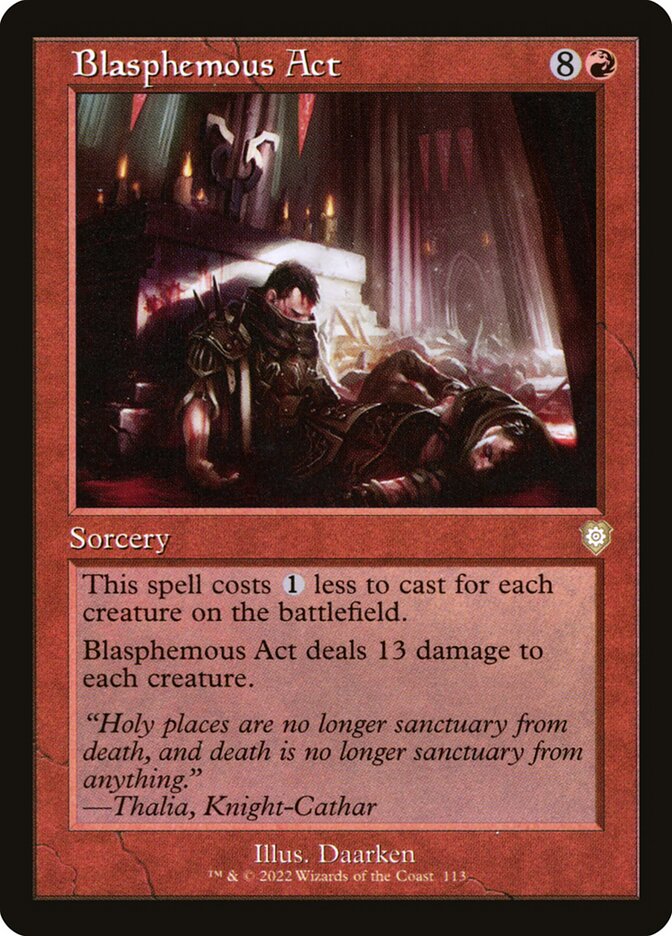 Blasphemous Act (The Brothers' War Commander)