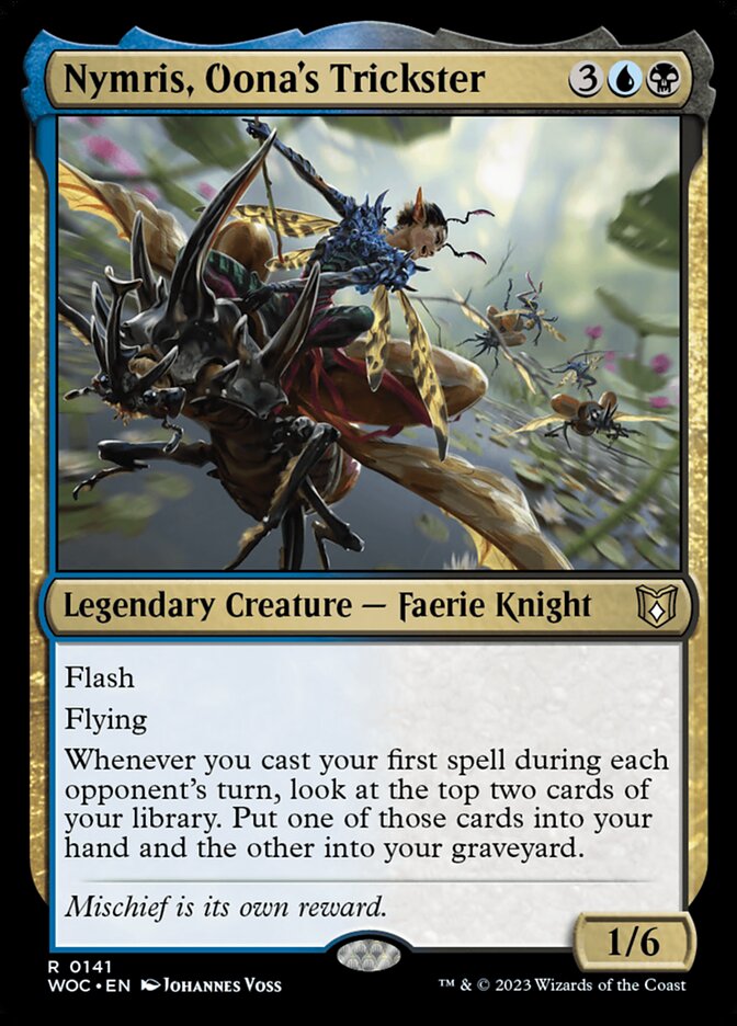 Nymris, Oona's Trickster (Wilds of Eldraine Commander)