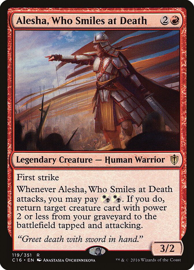 Alesha, Who Smiles at Death (Commander 2016)